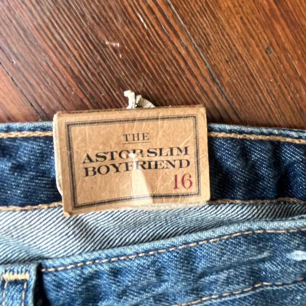 Polo by Ralph Lauren Distressed Gray Boyfriend Jeans - Picture 3 of 11